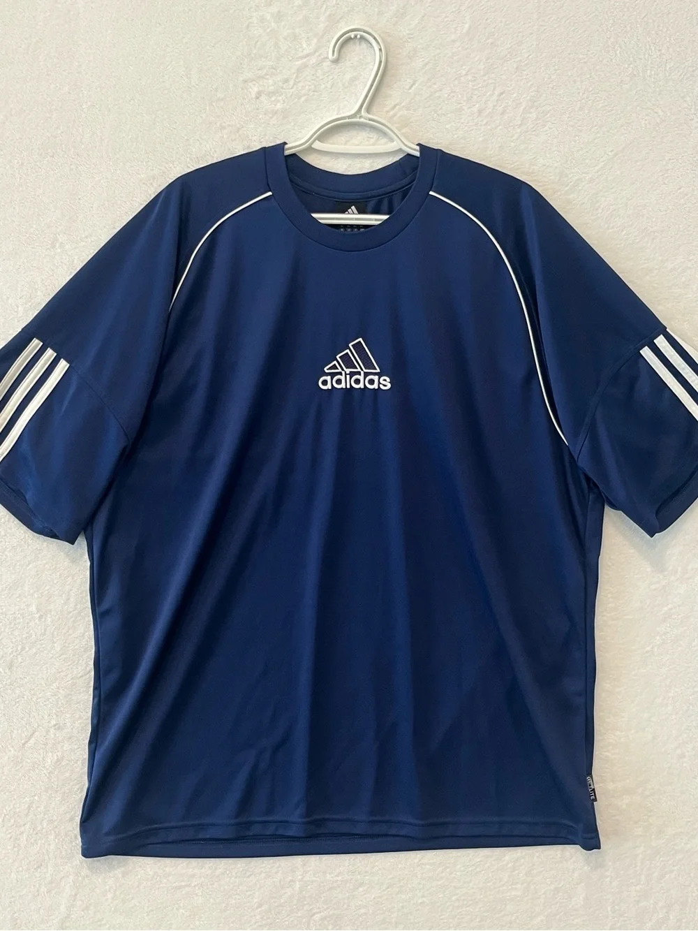 Vintage Adidas ClimaCool T-Shirt Tee Men’s Xl Centered Embroidered Logo Y2K 2002